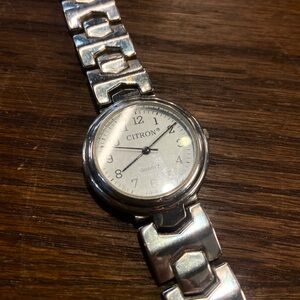 Citron Silver Analog Watch